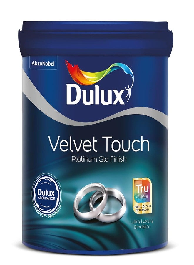 ديولكس دهان دولوكس بلاتينيوم غلو سوبر بريميوم الداخلي للجدران مع ضمان 6 سنوات | لمسة نهائية مطفية غنية | مقاوم للأوساخ والغبار | ألوان ناعمة، أصفر (1 لتر، أصفر وردي) - Image 3